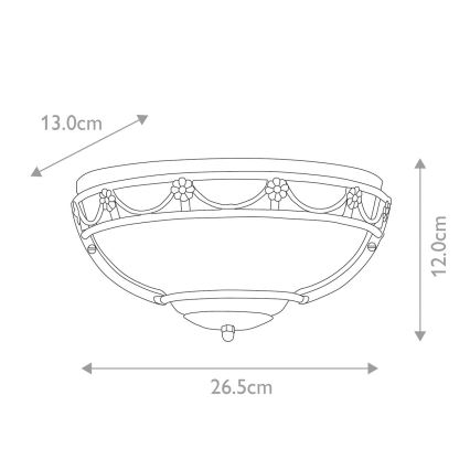 Elstead - Wall light CARISBROOKE 1xE27/60W/230V