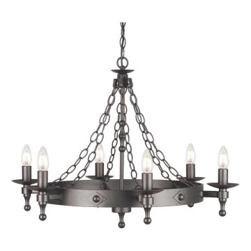 Elstead - Chandelier on a chain WARWICK 6xE14/60W/230V