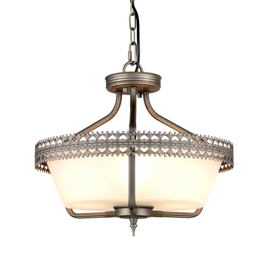 Elstead - Surface-mounted chandelier CROWN 3xE27/60W/230V