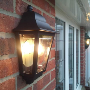 Elstead – DECO LANE Outdoor Wall Light 1x E27/60W/230V IP44, Black