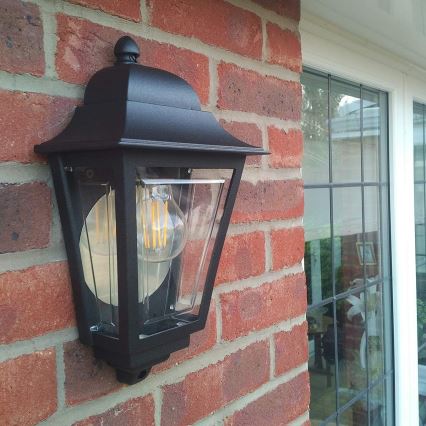 Elstead – DECO LANE Outdoor Wall Light 1x E27/60W/230V IP44, Black