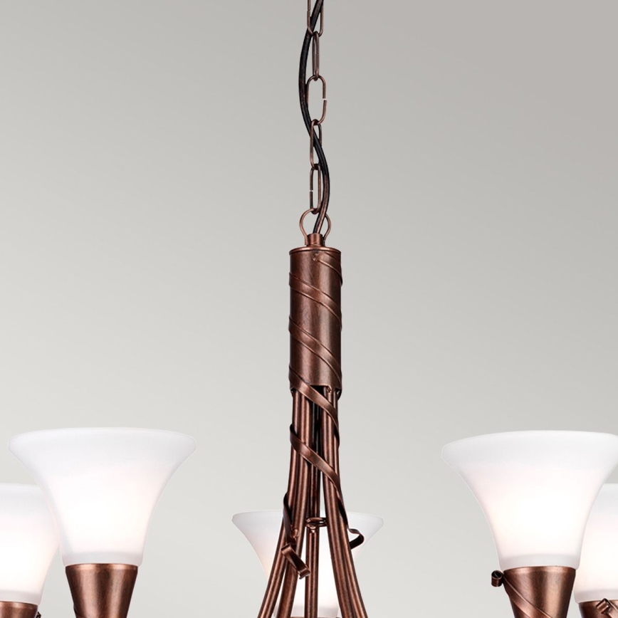 Elstead - Chandelier on a chain EMILY 5xE14/40W/230V