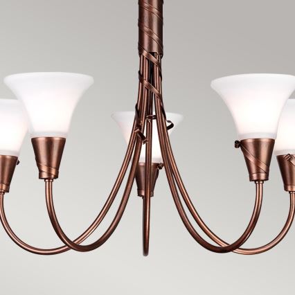 Elstead - Chandelier on a chain EMILY 5xE14/40W/230V