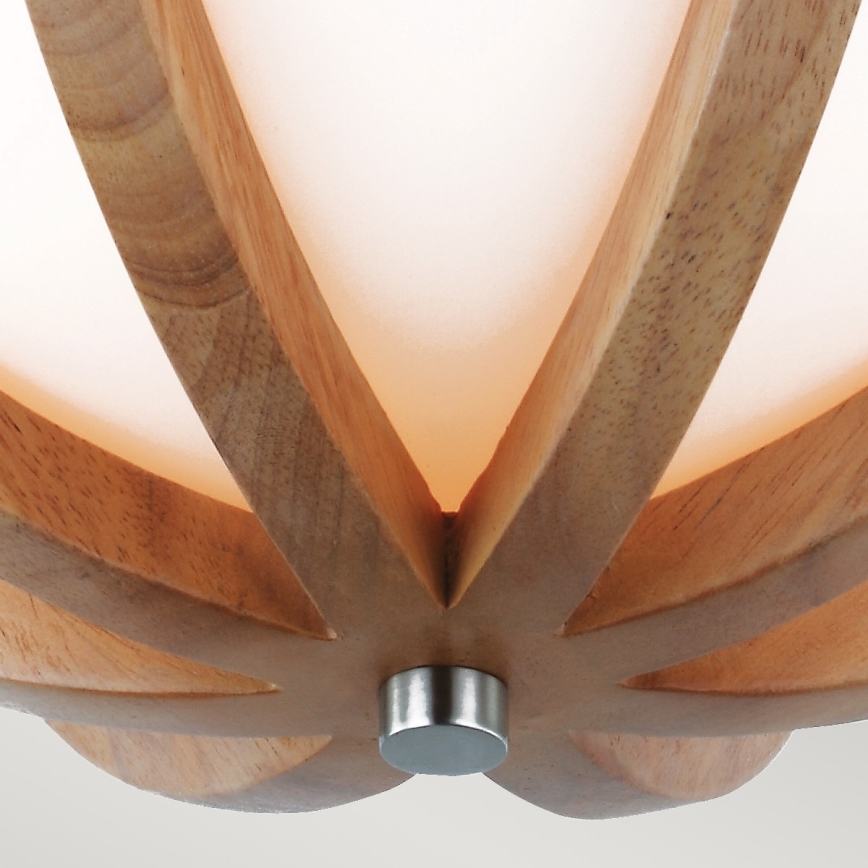 Elstead FE-ALLIER-F-LW - Ceiling light ALLIER 2xE27/60W/230V oak