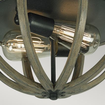 Elstead FE-ALLIER-F-WW - Ceiling light ALLIER 2xE27/60W/230V oak
