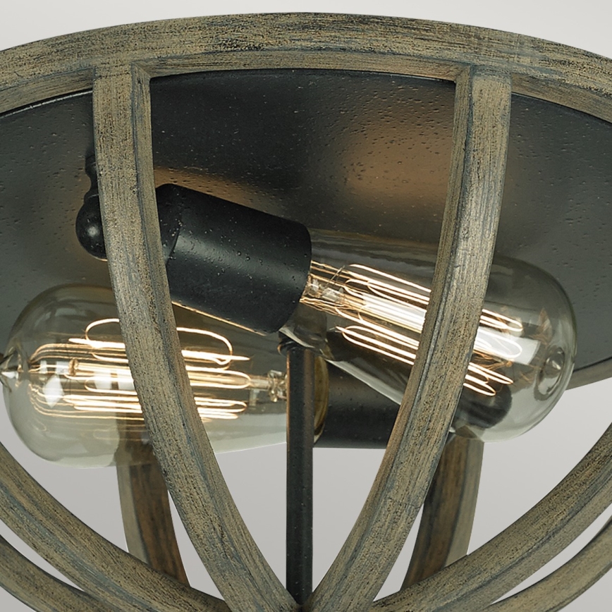 Elstead FE-ALLIER-F-WW - Ceiling light ALLIER 2xE27/60W/230V oak