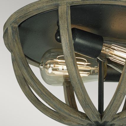 Elstead FE-ALLIER-F-WW - Ceiling light ALLIER 2xE27/60W/230V oak