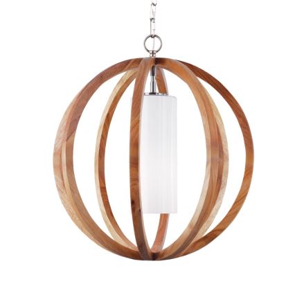 Elstead FE-ALLIER-P-S-LW - Chandelier on a chain ALLIER 1xE27/60W/230V oak
