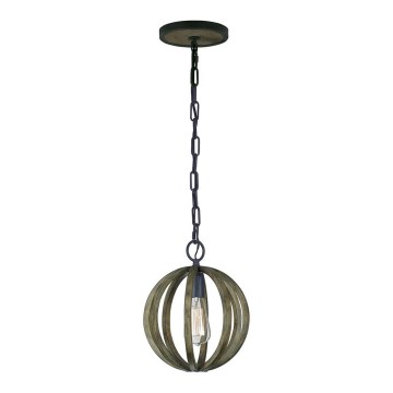 Elstead FE-ALLIER-P-WW - Chandelier on a chain ALLIER 1xE27/60W/230V oak