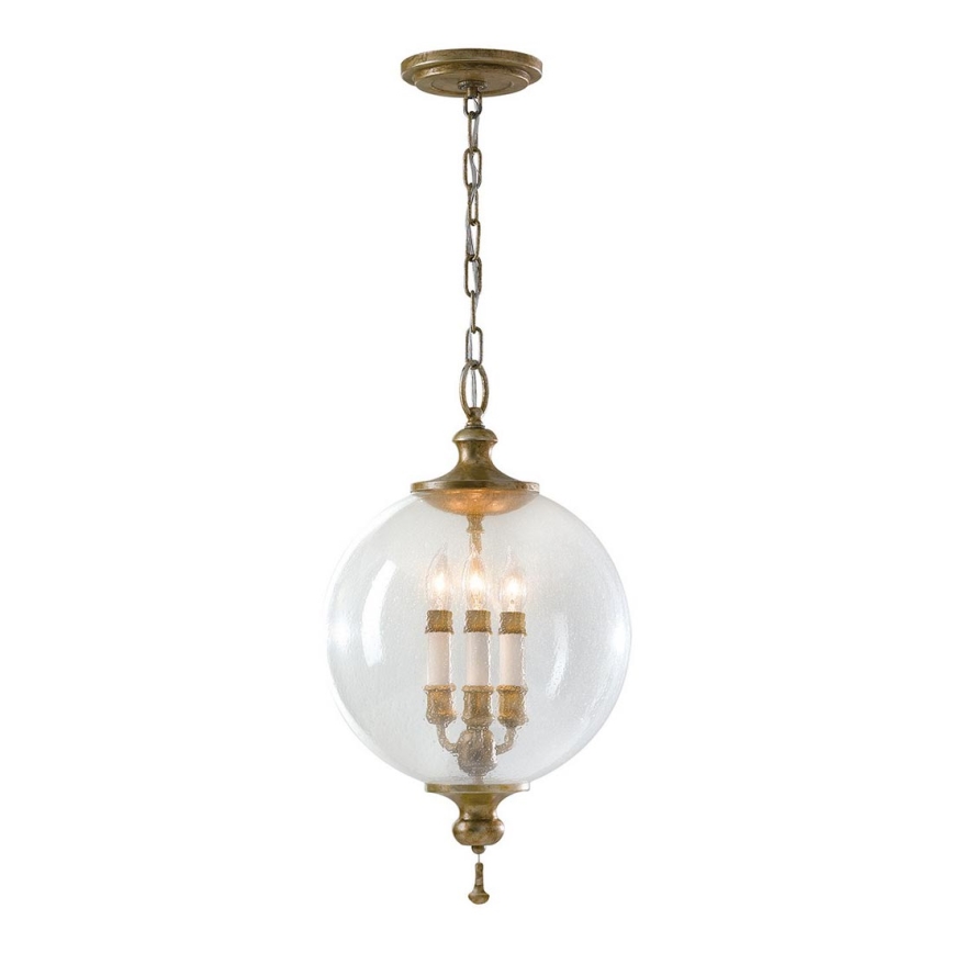 Elstead FE-ARGENTO-P - Chandelier on a chain ARGENTO 3xE14/60W/230V