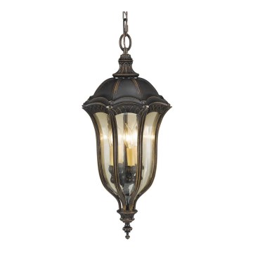 Elstead FE-BATONRG8 - Outdoor chandelier BATON 4xE14/60W/230V IP44