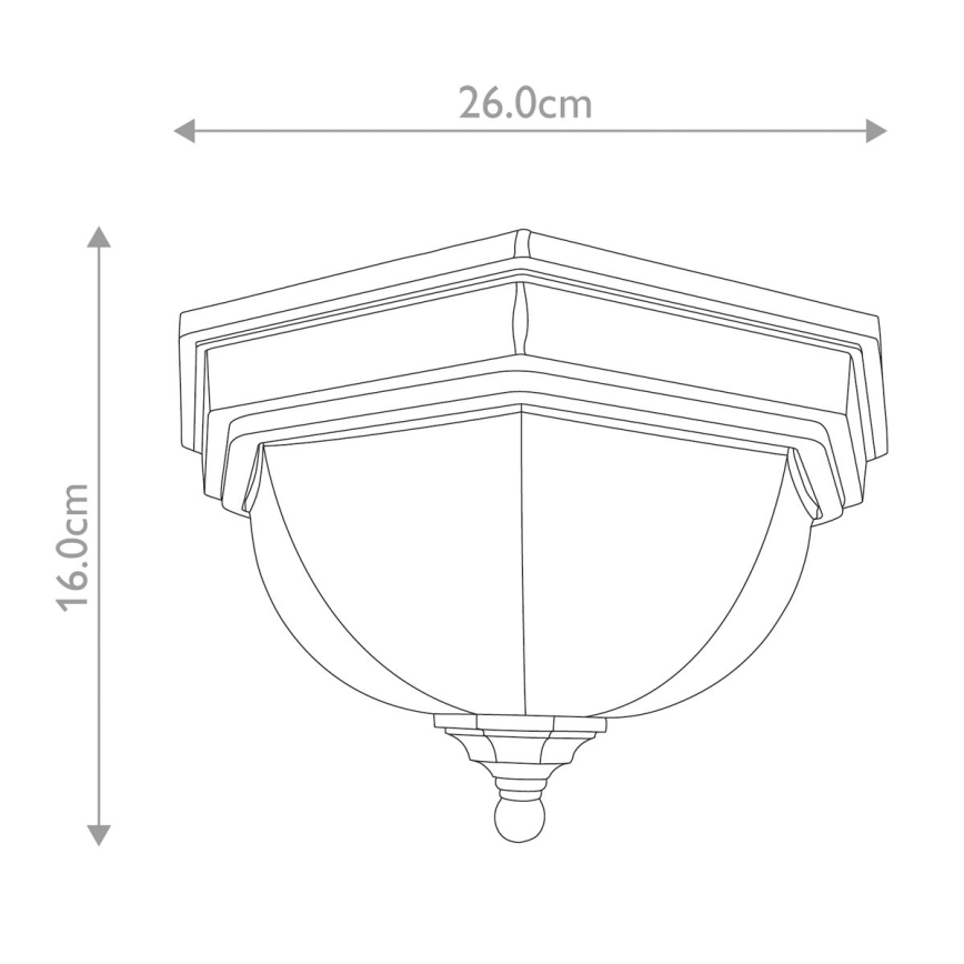 Elstead GZH-FF12 - Outdoor ceiling light FAIRFORD 2xE27/40W/230V IP44