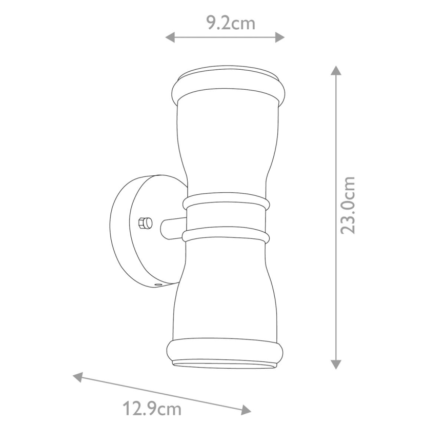 Elstead GZH-MALV - LED Outdoor wall light MALVERN 2xGU10/7W/230V IP44