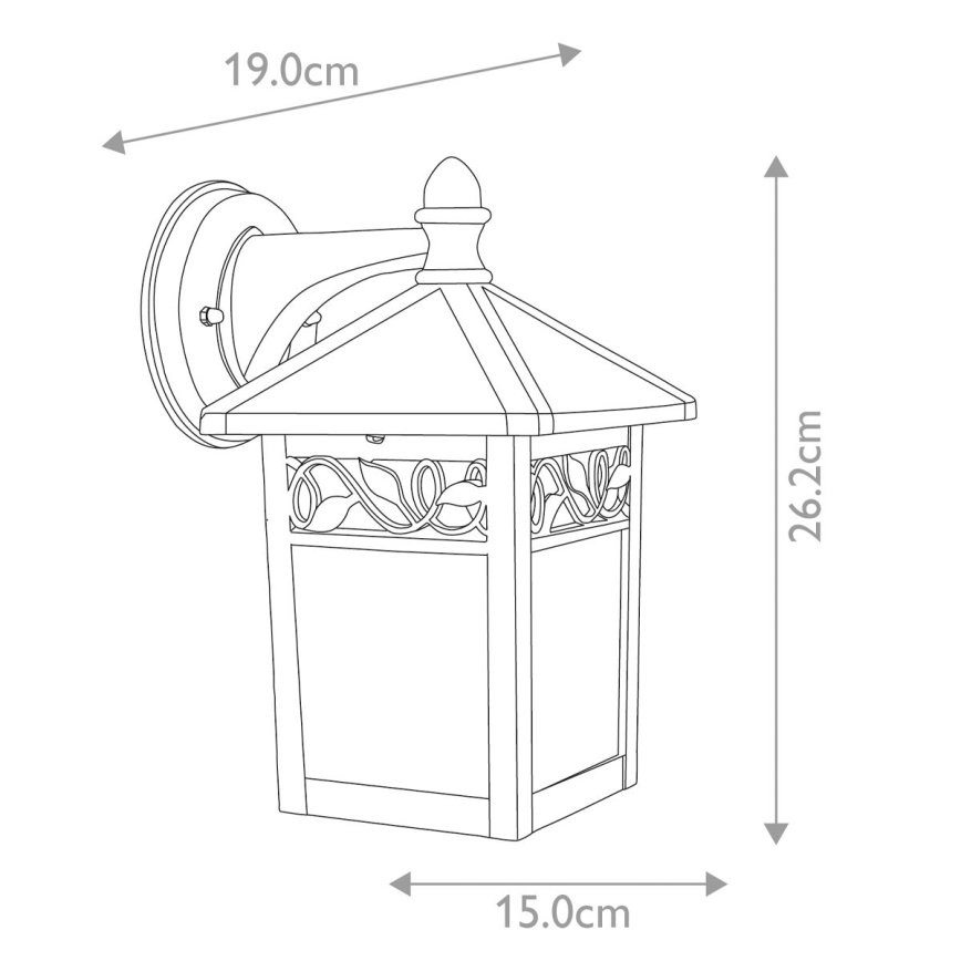Elstead GZH-WC2 - Outdoor wall light WINCHCOMBE 1xE27/60W/230V IP44