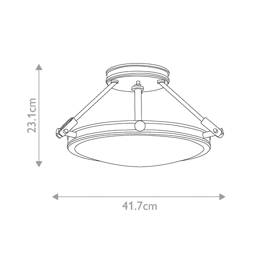 Elstead HK-COLLIER-SF-S - Surface-mounted chandelier COLLIER 3xE14/60W/230V