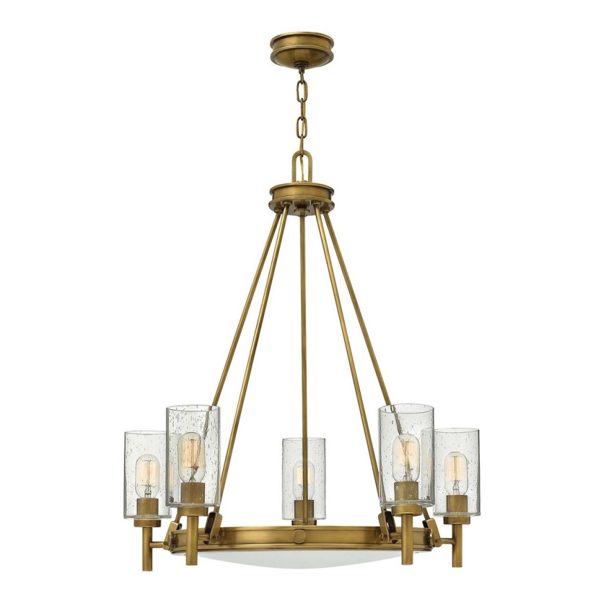 Elstead HK-COLLIER5 - Chandelier on a chain COLLIER 5xE27/100W/230V