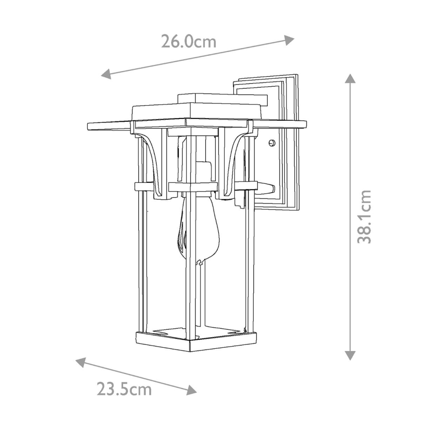 Elstead HK-MANHATTAN2-M - Outdoor wall light MANHATTAN 1xE27/100W/230V IP44