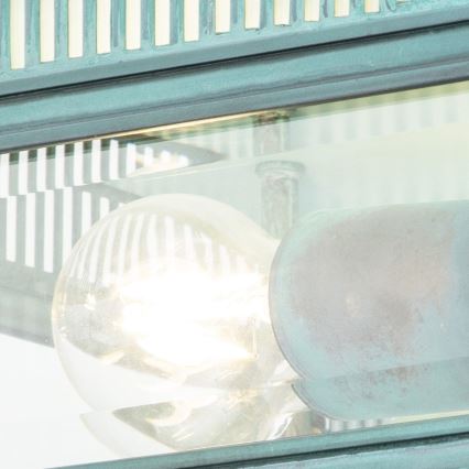 Elstead - HOLBORN Outdoor Ceiling Light 2×E27/60W/230V IP44, Turquoise