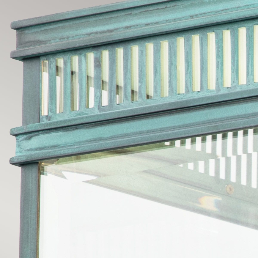 Elstead - HOLBORN Outdoor Ceiling Light 2×E27/60W/230V IP44, Turquoise