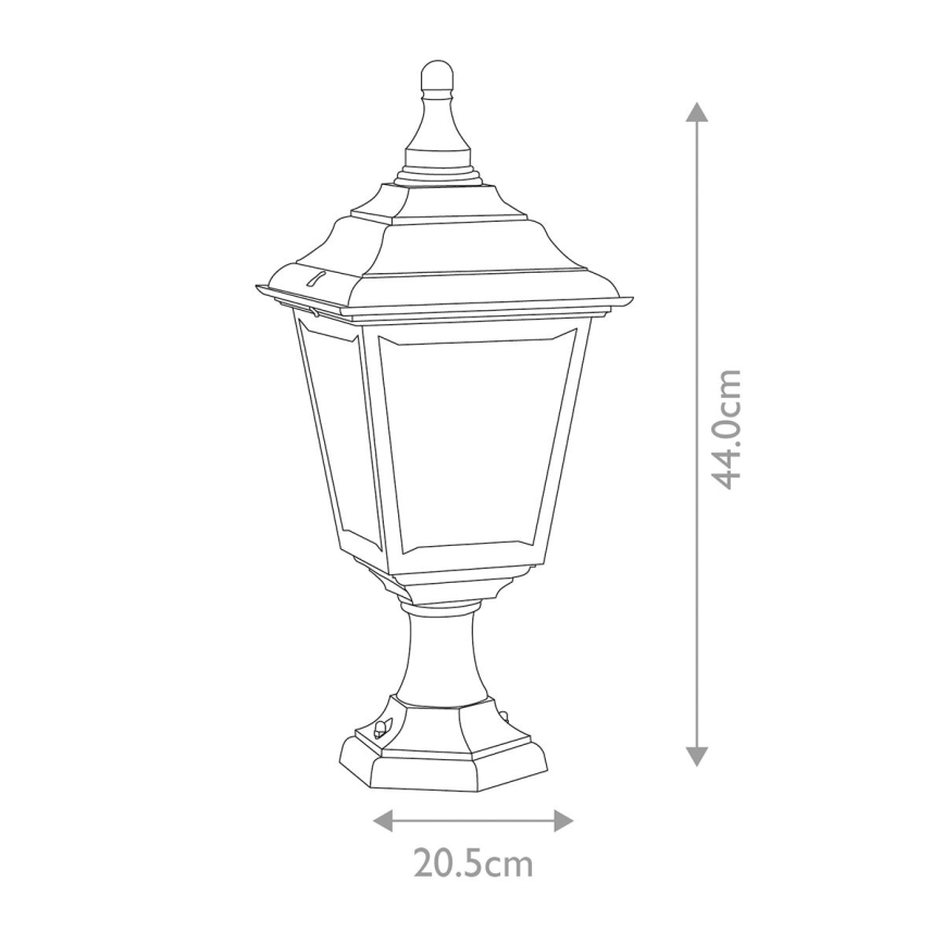 Elstead KERRY-PED-POR - Outdoor lamp KERRY 1xE27/100W/230V IP44