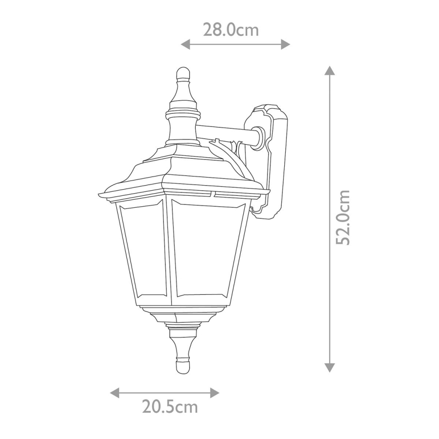 Elstead KERRY-WALL - Outdoor wall light KERRY 1xE27/100W/230V IP44