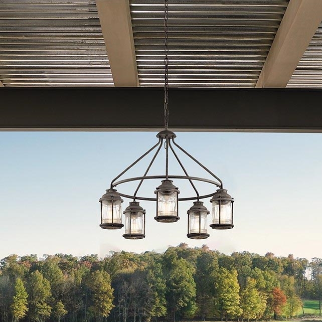 Elstead KL-ASHLANDBAY-5P - Outdoor chandelier ASHLAND 5xE27/60W/230V IP44
