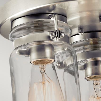 Elstead KL-BRINLEY-F-NI - Ceiling light BRINLEY 3xE27/60W/230V matte chrome