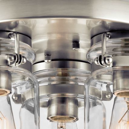 Elstead KL-BRINLEY-F-NI - Ceiling light BRINLEY 3xE27/60W/230V matte chrome