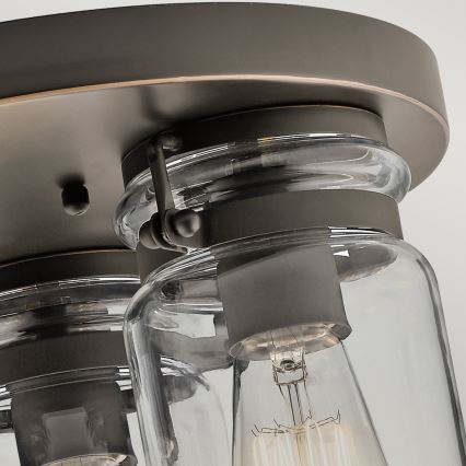 Elstead KL-BRINLEY-F-OZ - Ceiling light BRINLEY 3xE27/60W/230V anthracite