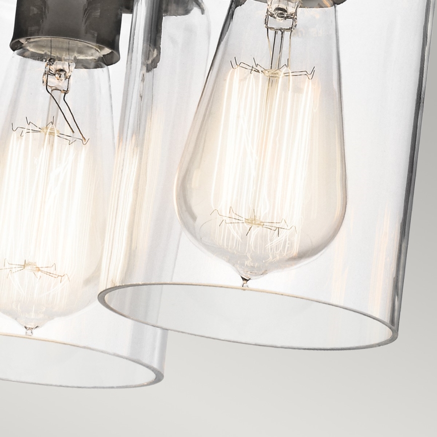 Elstead KL-BRINLEY-F-OZ - Ceiling light BRINLEY 3xE27/60W/230V anthracite