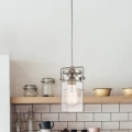 Elstead KL-BRINLEY-MP-NI - Chandelier on a string BRINLEY 1xE27/60W/230V matte chrome
