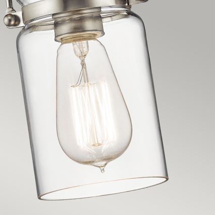 Elstead KL-BRINLEY-MP-NI - Chandelier on a string BRINLEY 1xE27/60W/230V matte chrome