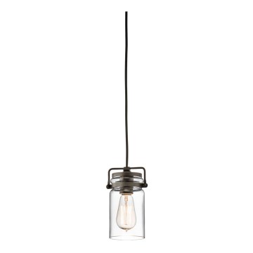 Elstead KL-BRINLEY-MP-OZ - Chandelier on a string BRINLEY 1xE27/60W/230V anthracite
