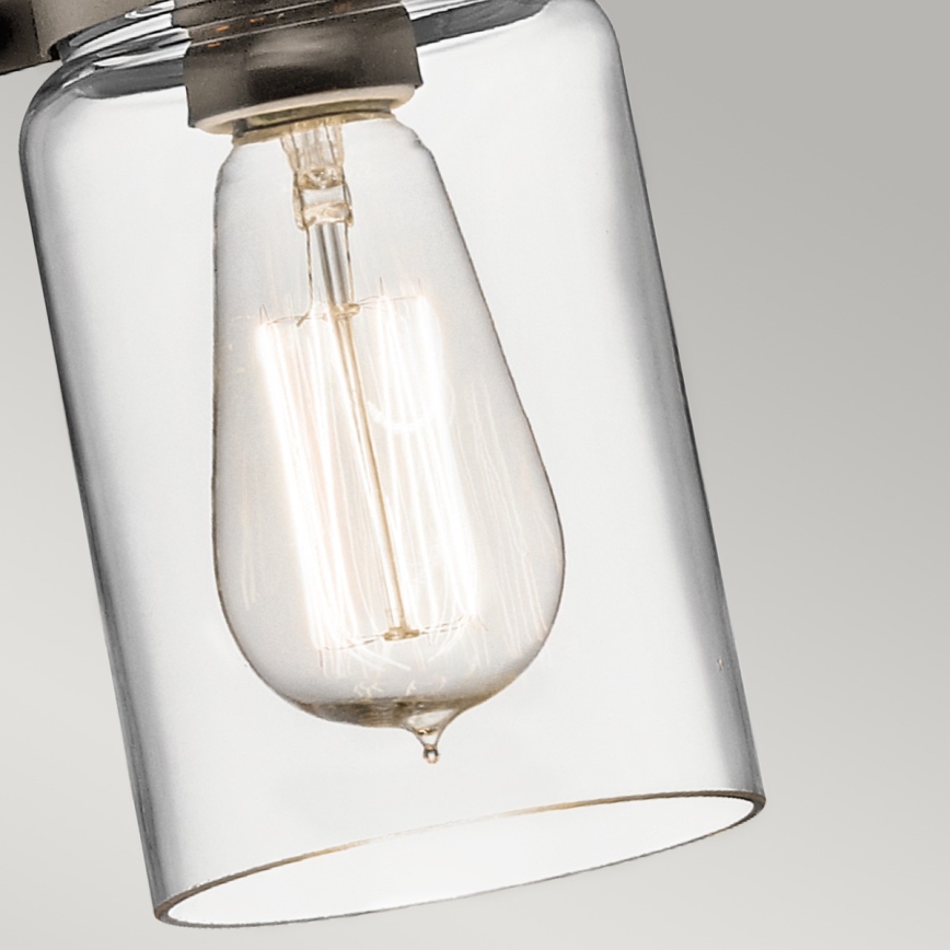 Elstead KL-BRINLEY-MP-OZ - Chandelier on a string BRINLEY 1xE27/60W/230V anthracite