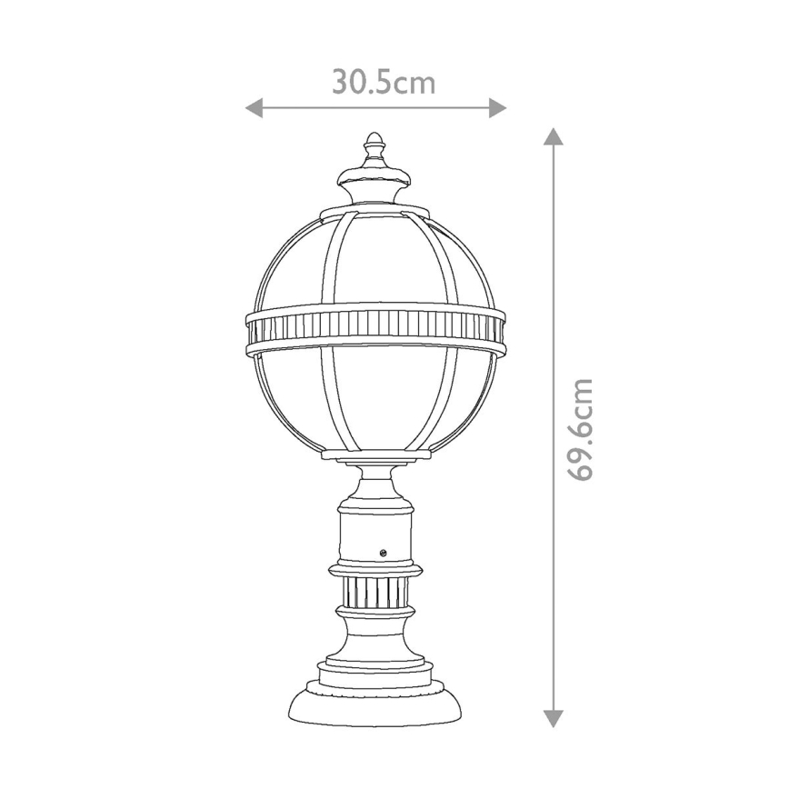 Elstead KL-HALLERON-3M - Outdoor lamp HALLERON 3xE14/60W/230V IP44