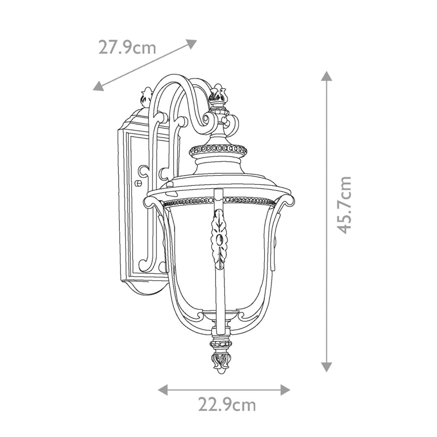 Elstead KL-LUVERNE2-M - Outdoor wall light LUVERNE 1xE27/100W/230V IP44