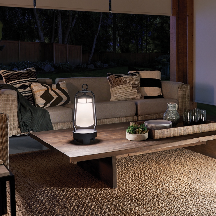 Elstead - Outdoor lamp with a speaker LYNDON 3W/230V IP44 300 mA