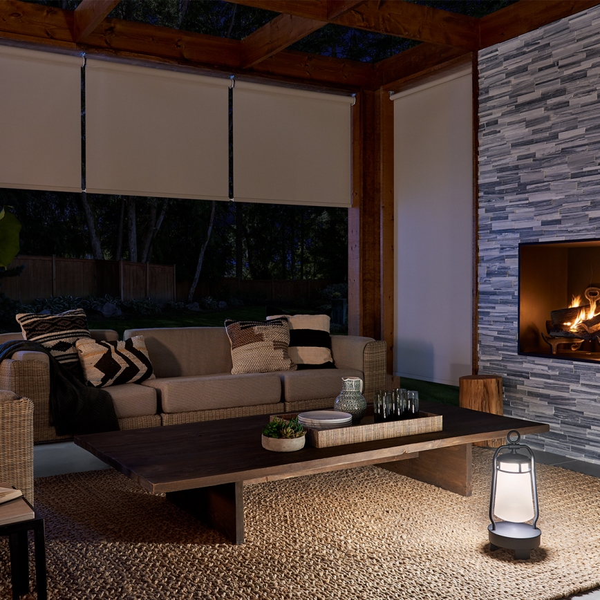 Elstead - Outdoor lamp with a speaker LYNDON 3W/230V IP44 300 mA