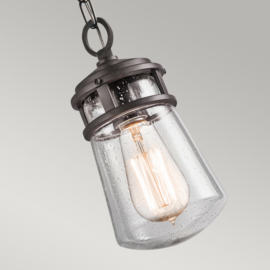 Elstead KL-LYNDON8-S-AZ - Outdoor chandelier LYNDON 1xE27/75W/230V IP44 anthracite