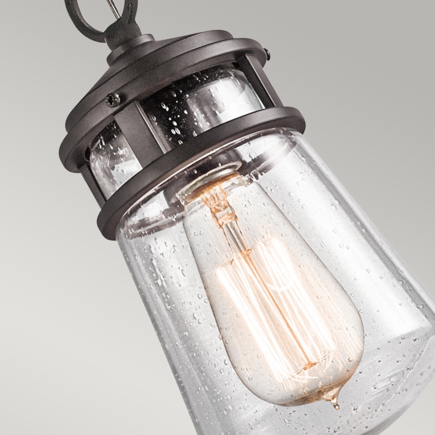 Elstead KL-LYNDON8-S-AZ - Outdoor chandelier LYNDON 1xE27/75W/230V IP44 anthracite