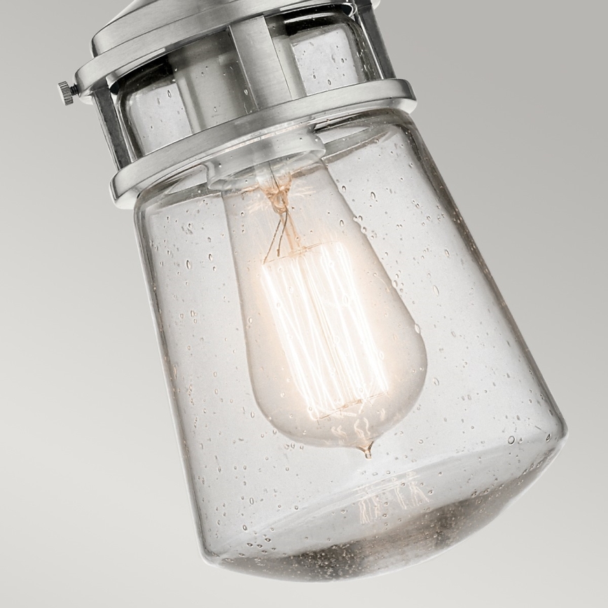 Elstead KL-LYNDON8-S-BA - Outdoor chandelier LYNDON 1xE27/75W/230V IP44 matte chrome