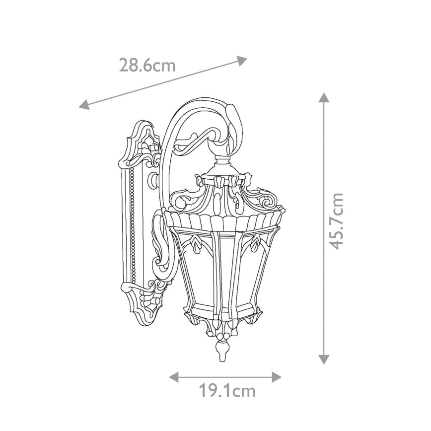 Elstead KL-TOURNAI2-M - Outdoor wall light TOURNAI 1xE27/100W/230V IP44