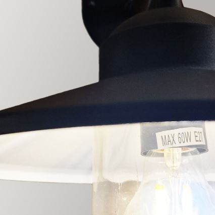 Elstead - KLAMPENBORG Outdoor Light 1xE27/60W/230V IP44 Black