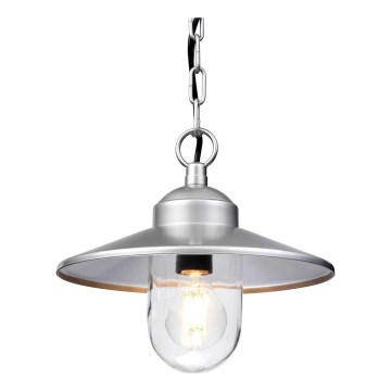 Elstead - KLAMPENBORG Outdoor Chain-Hung Pendant Light 1xE27/60W/230V IP44, Matte Chrome