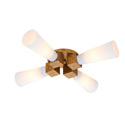 Elstead - KRISTY Rod Chandelier 4xE27/40W/230V Copper