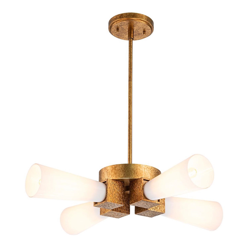 Elstead - KRISTY Rod Chandelier 4xE27/40W/230V Copper