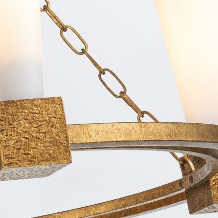 Elstead - Rod-Mounted Chandelier KRISTY 4xE27/40W/230V Copper