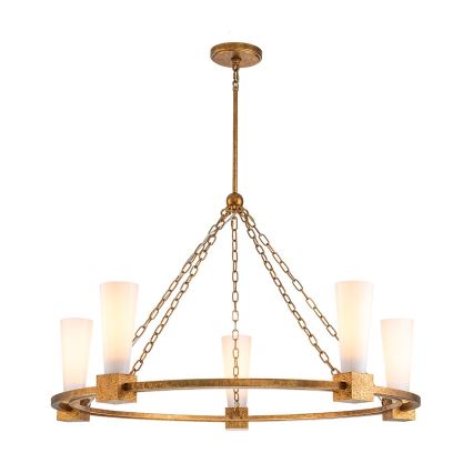 Elstead - Rod chandelier KRISTY 5xE27/40W/230V, copper finish