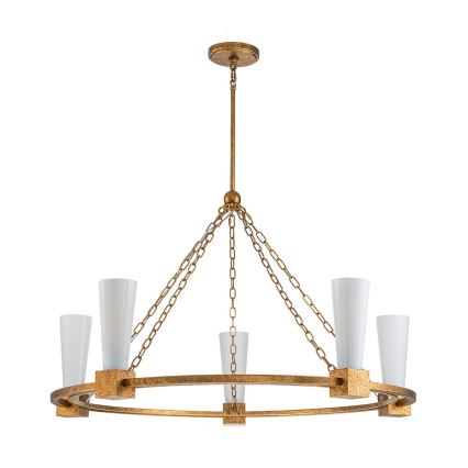 Elstead - Rod chandelier KRISTY 5xE27/40W/230V, copper finish