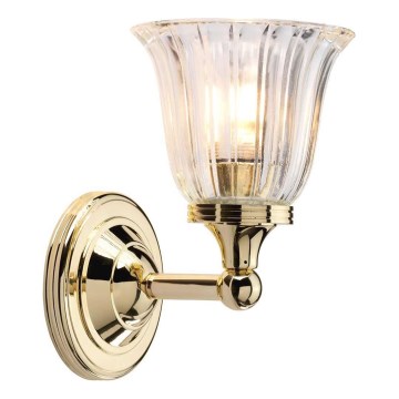 Elstead - LED Bathroom Wall Light AUSTEN 1xG9/3W/230V IP44 Gold Finish